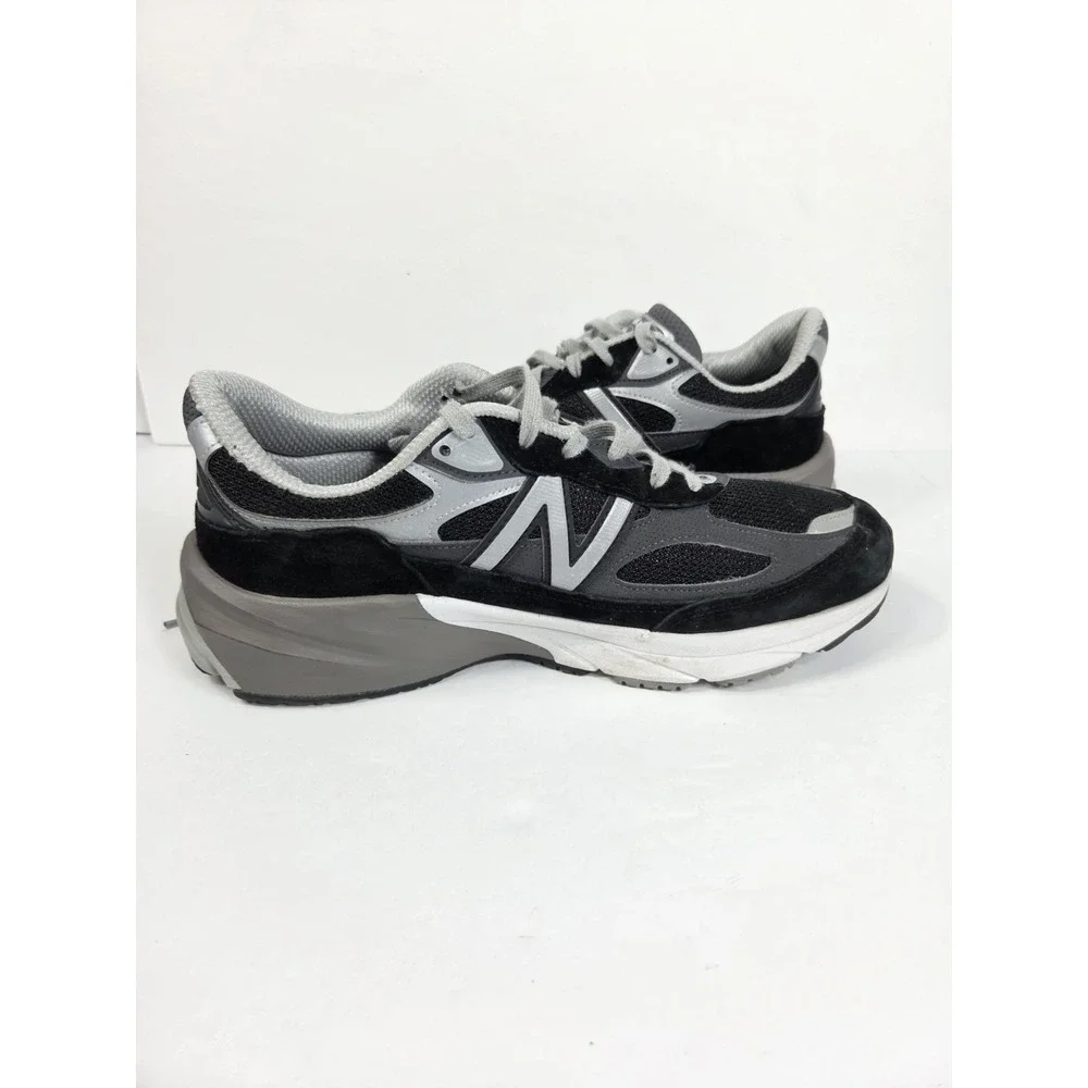 New Balance 990v6 Made USA Mens Sz 10 2E EE Black Grey Running Shoes